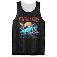 WeasleyS Vintage Cars Known To Fly Occasionally Quote Mesh Reversible Basketball Jersey Tank