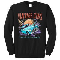 WeasleyS Vintage Cars Known To Fly Occasionally Quote Tall Sweatshirt