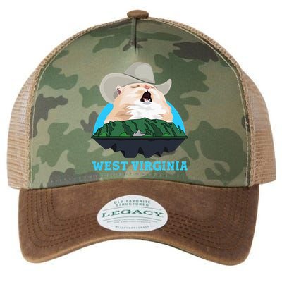 West Virginia Cowboy Cat Singing Meme Meowdy Legacy Tie Dye Trucker Hat