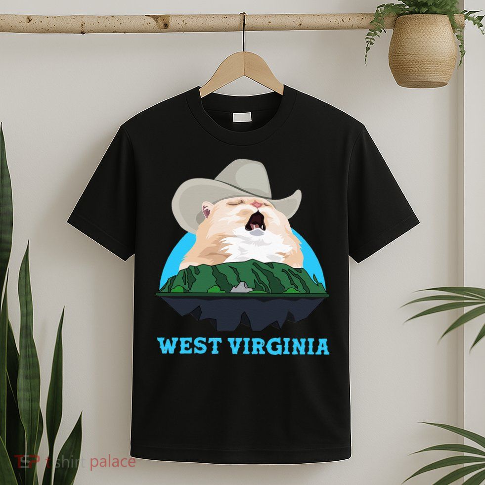 West Virginia Cowboy Cat Singing Meme Meowdy T-Shirt