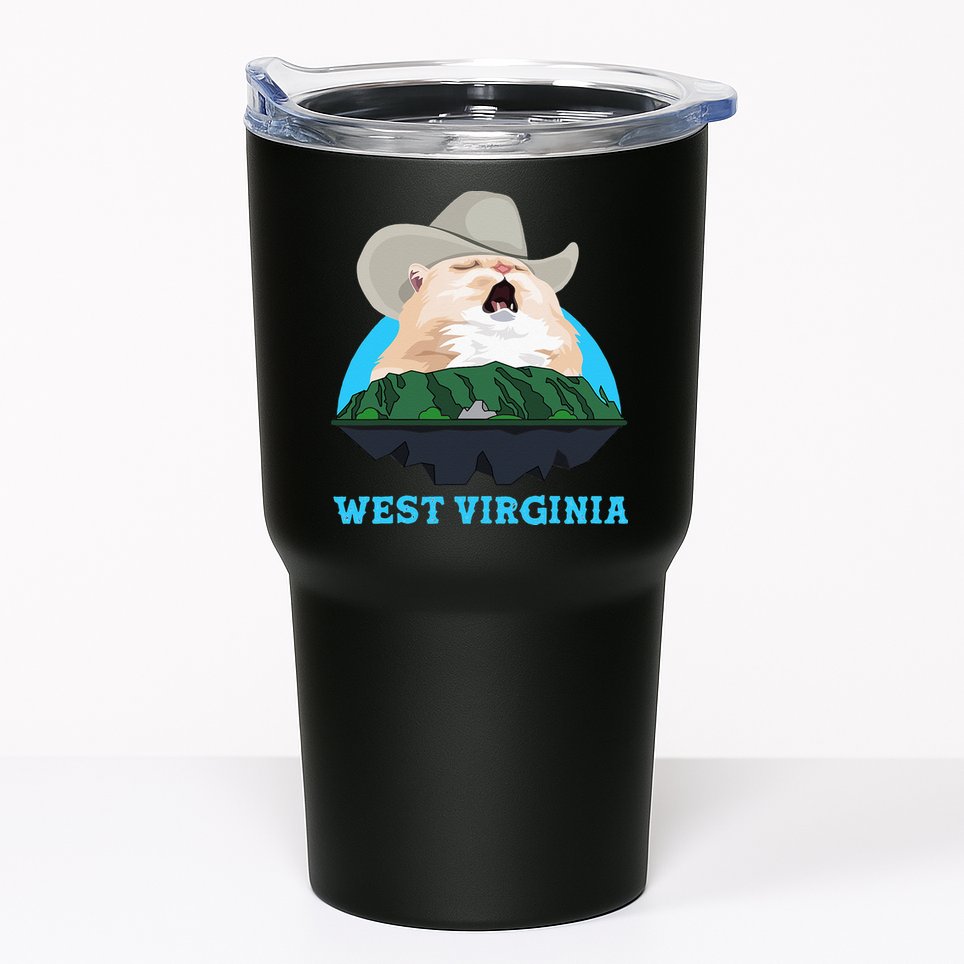 West Virginia Cowboy Cat Singing Meme Meowdy Tumbler