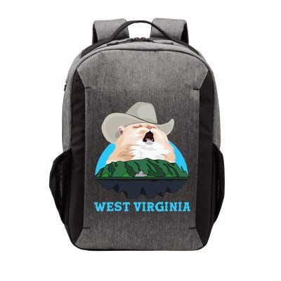West Virginia Cowboy Cat Singing Meme Meowdy Vector Backpack