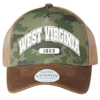 West Virginia Collegiate Style 1863 Legacy Tie Dye Trucker Hat