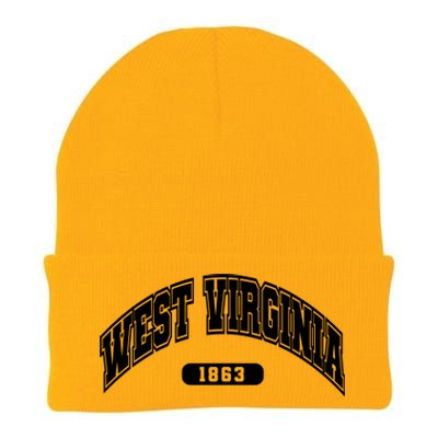 West Virginia Collegiate Style 1863 Knit Cap Winter Beanie