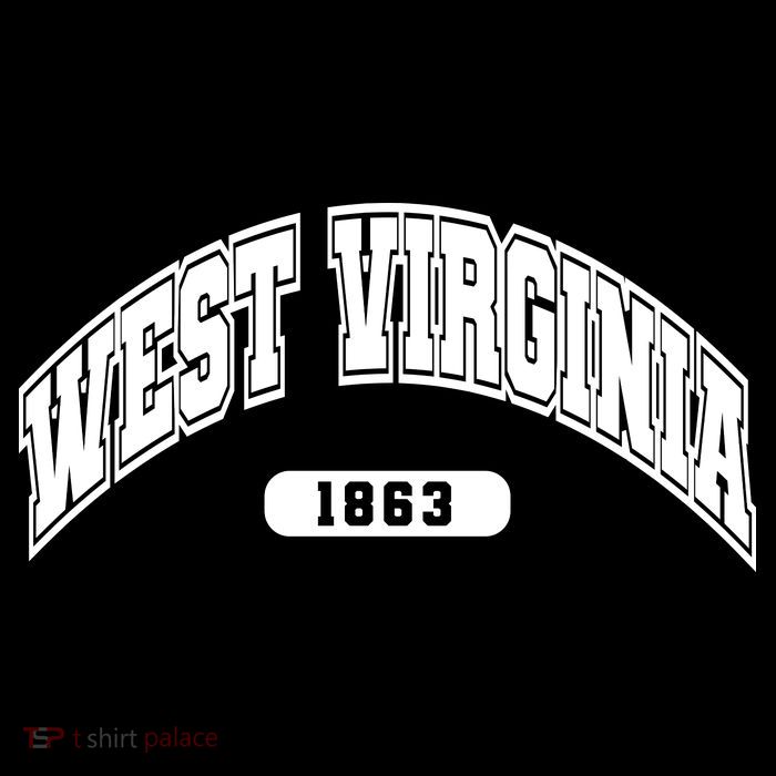 West Virginia Collegiate Style 1863 Drawstring Bag