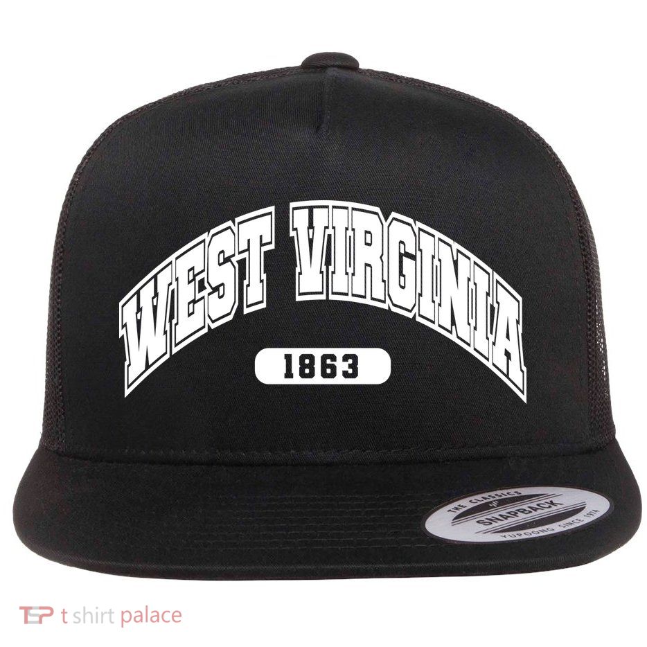 West Virginia Collegiate Style 1863 Flatbill Hat