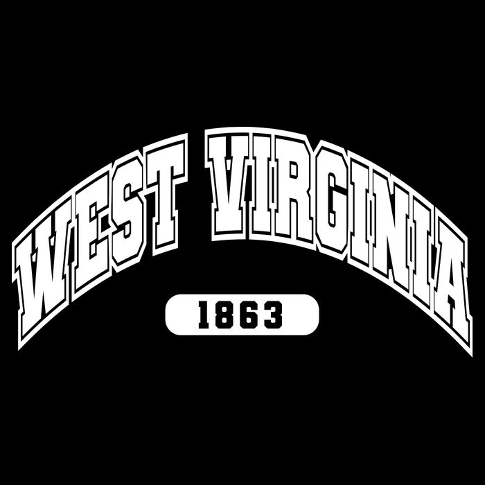 West Virginia Collegiate Style 1863 Premium T-Shirt