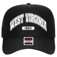 West Virginia Collegiate Style 1863 Trucker Hat