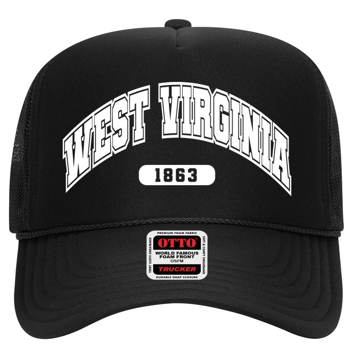 West Virginia Collegiate Style 1863 Trucker Hat