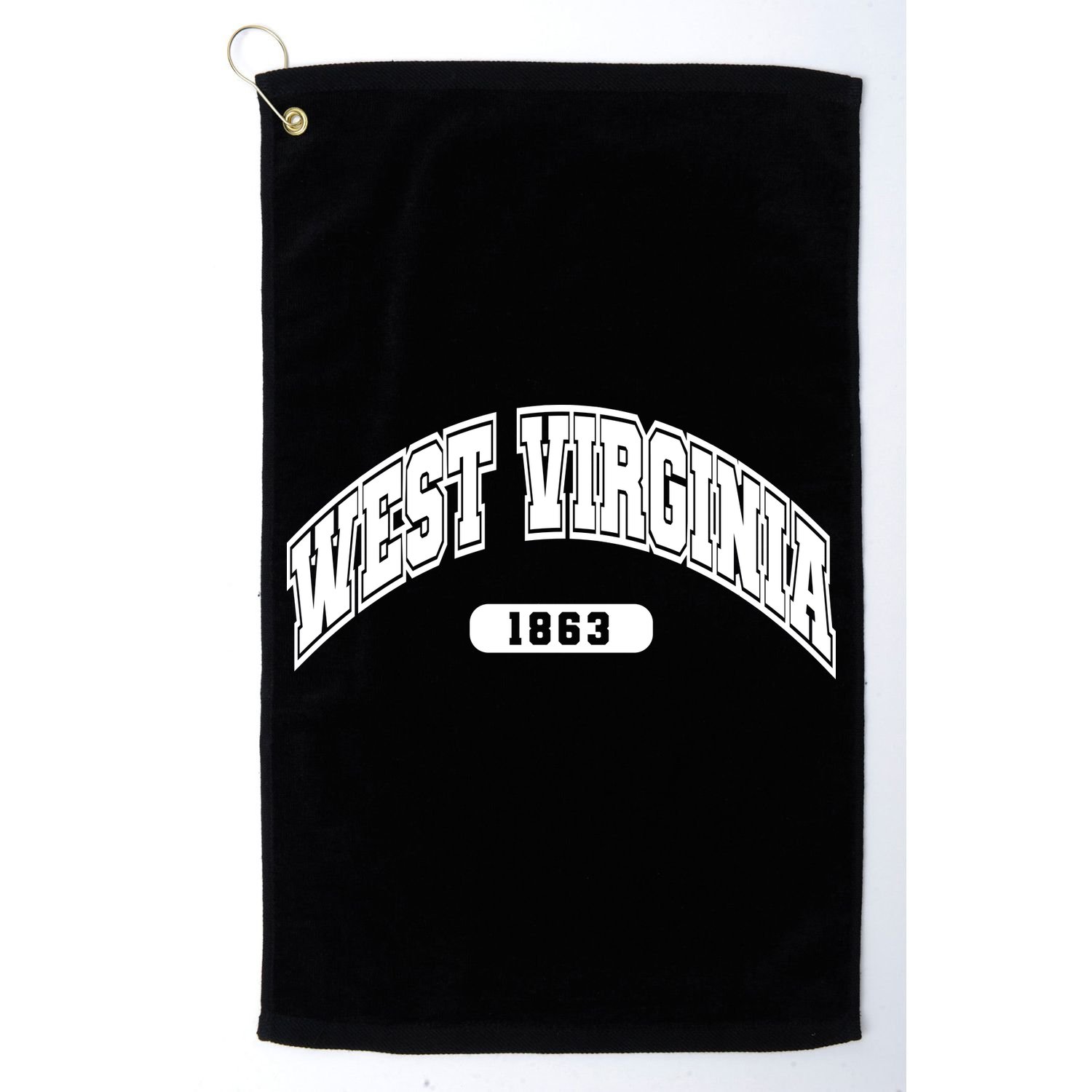 West Virginia Collegiate Style 1863 Golf Towel
