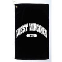 West Virginia Collegiate Style 1863 Golf Towel