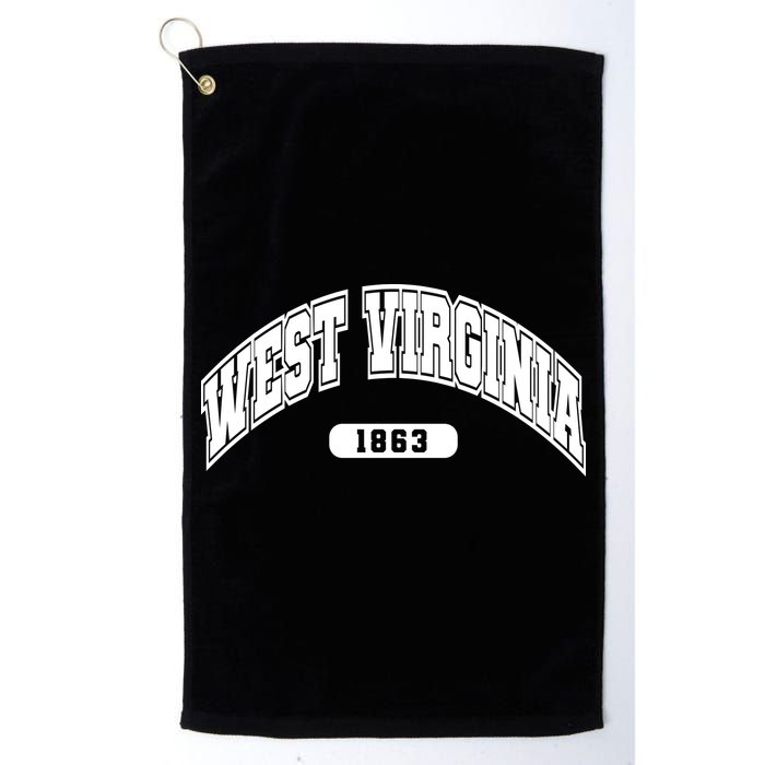 West Virginia Collegiate Style 1863 Golf Towel