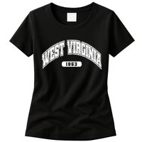 West Virginia Collegiate Style 1863 Womens T-Shirt