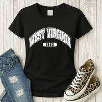 West Virginia Collegiate Style 1863 Womens T-Shirt