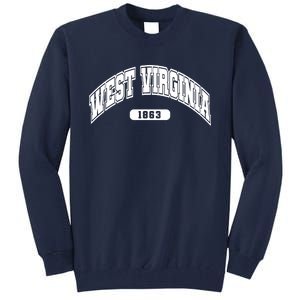 West Virginia Collegiate Style 1863 Tall Sweatshirt