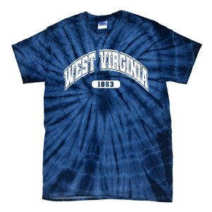 West Virginia Collegiate Style 1863 Tie-Dye T-Shirt