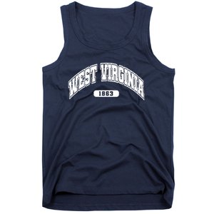 West Virginia Collegiate Style 1863 Tank Top