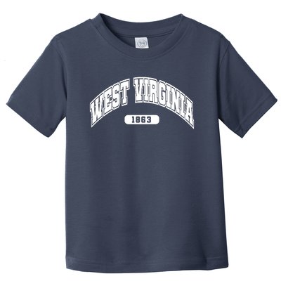 West Virginia Collegiate Style 1863 Toddler T-Shirt