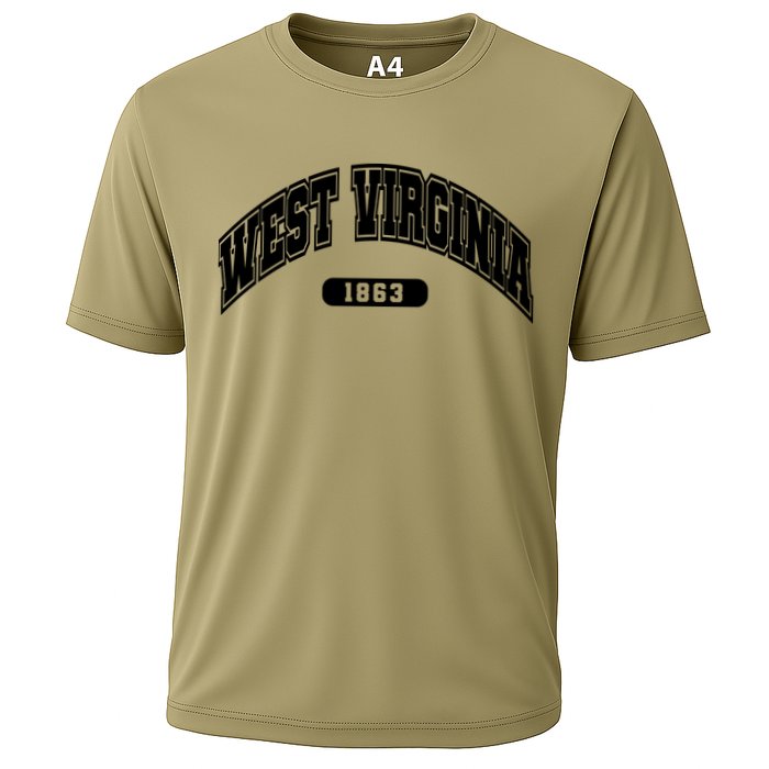 West Virginia Collegiate Style 1863 Cooling Performance Crew T-Shirt
