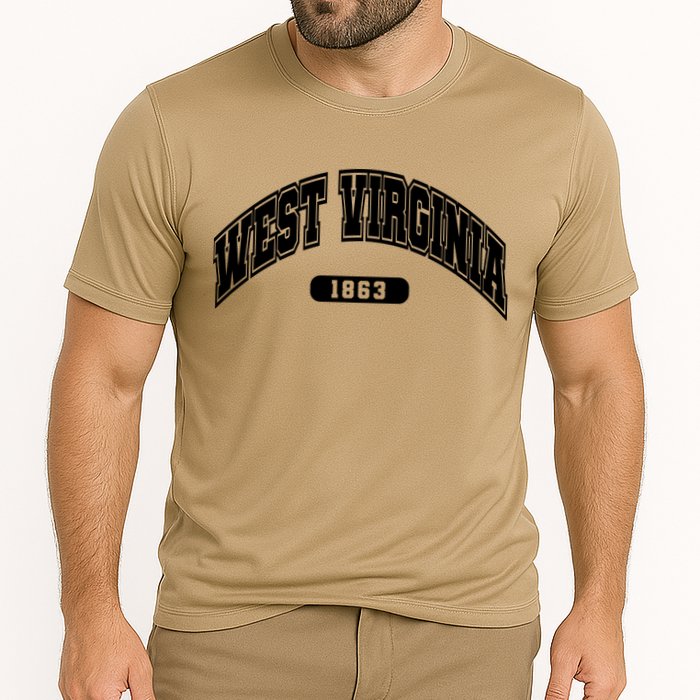 West Virginia Collegiate Style 1863 Cooling Performance Crew T-Shirt