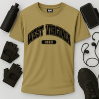 West Virginia Collegiate Style 1863 Cooling Performance Crew T-Shirt
