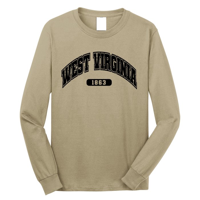 West Virginia Collegiate Style 1863 Long Sleeve Shirt