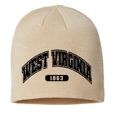 West Virginia Collegiate Style 1863 Sustainable Beanie