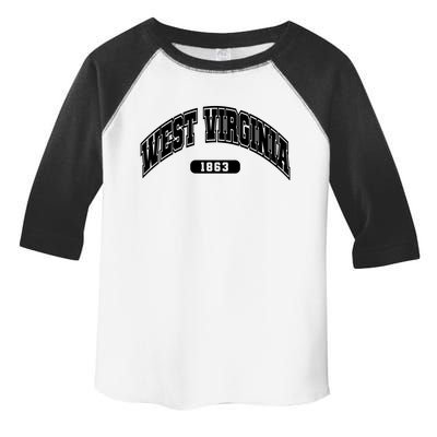 West Virginia Collegiate Style 1863 Toddler Fine Jersey T-Shirt