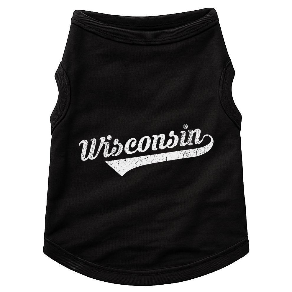 Wisconsin Vintage City Doggie Tank