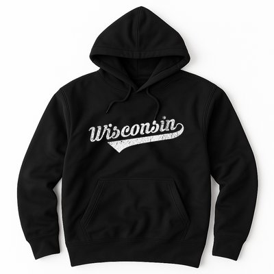 Wisconsin Vintage City Hoodie