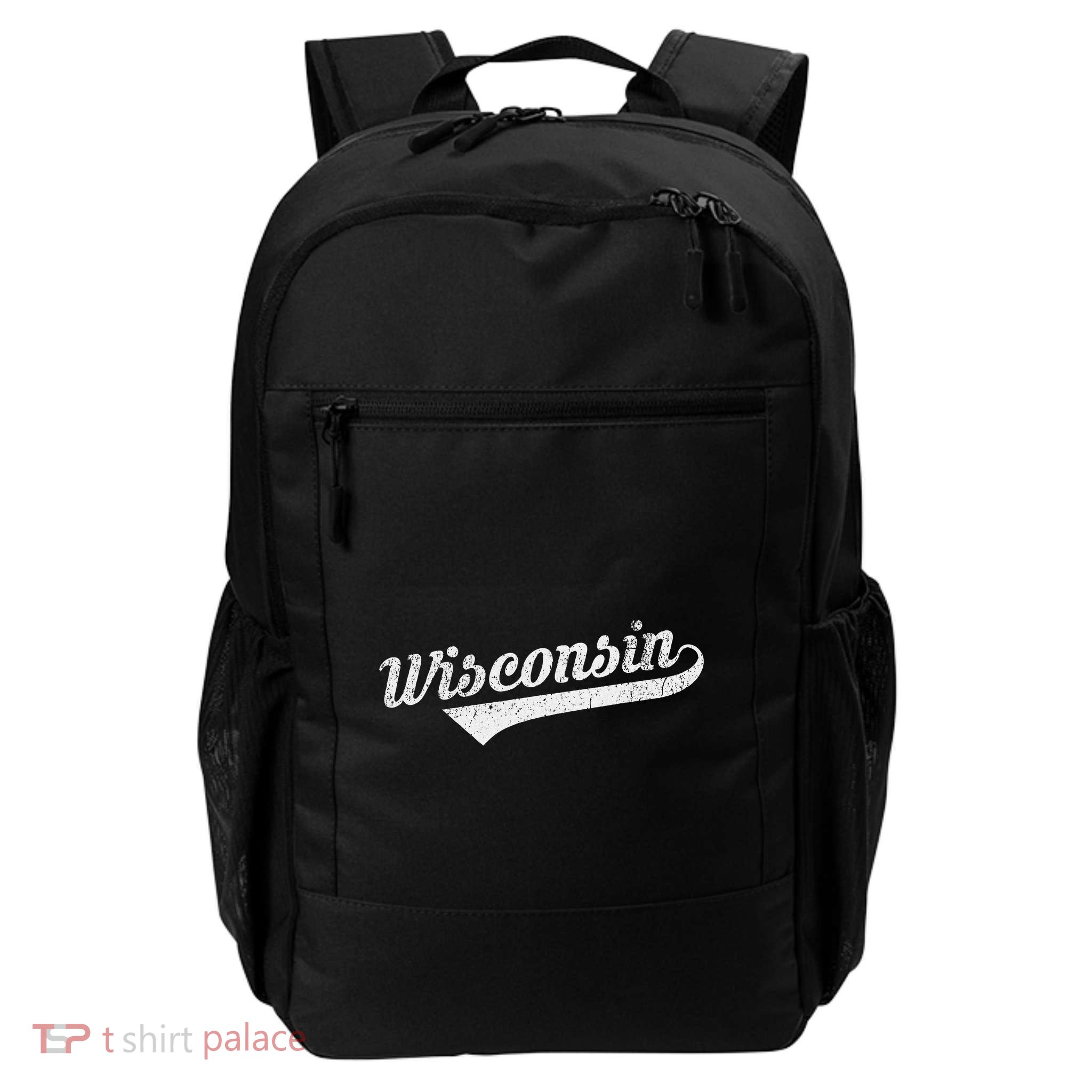 Wisconsin Vintage City Backpack