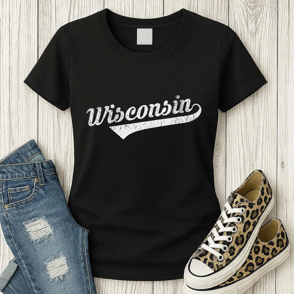 Wisconsin Vintage City Womens T-Shirt