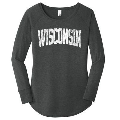 Wisconsin Vintage City Women's Perfect Tri Tunic Long Sleeve Shirt