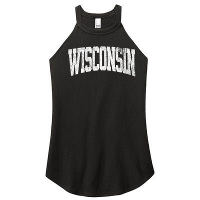 Wisconsin Vintage City Women’s Perfect Tri Rocker Tank