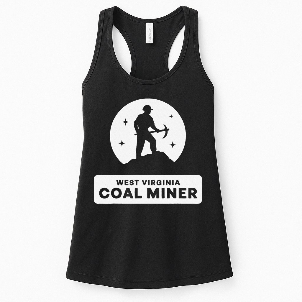 West Virginia Coal Miner Womens Tank Top