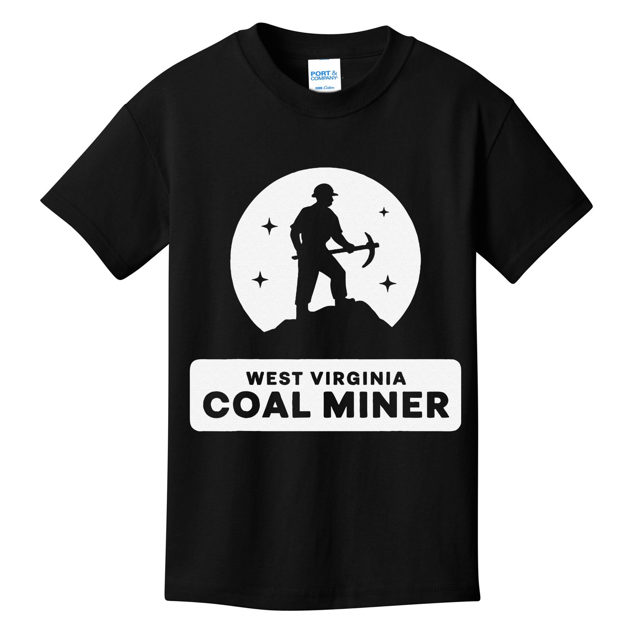 West Virginia Coal Miner Kids T-Shirt
