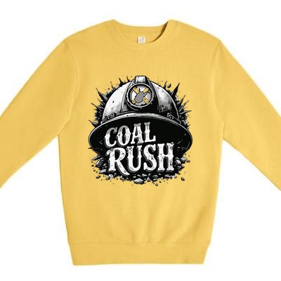 West Virginia Coal Rush Premium Crewneck Sweatshirt