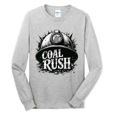 West Virginia Coal Rush Tall Long Sleeve T-Shirt