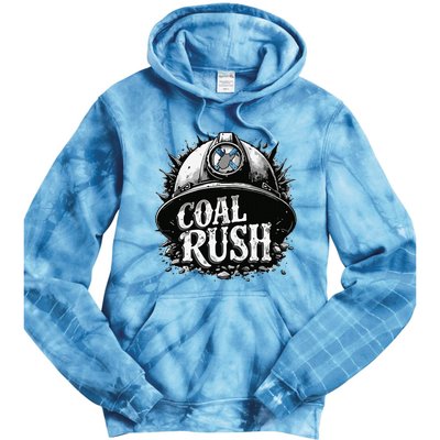 West Virginia Coal Rush Tie Dye Hoodie