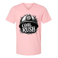 West Virginia Coal Rush V-Neck T-Shirt