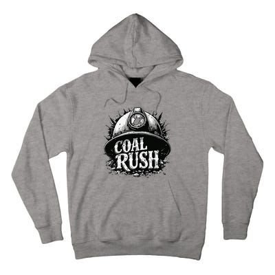 West Virginia Coal Rush Tall Hoodie