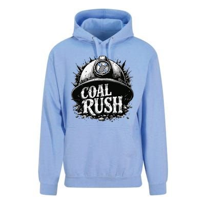 West Virginia Coal Rush Unisex Surf Hoodie