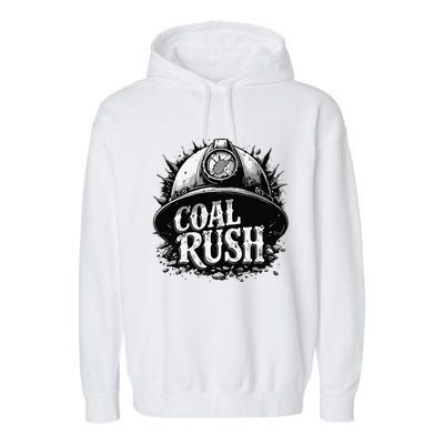 West Virginia Coal Rush Garment-Dyed Fleece Hoodie