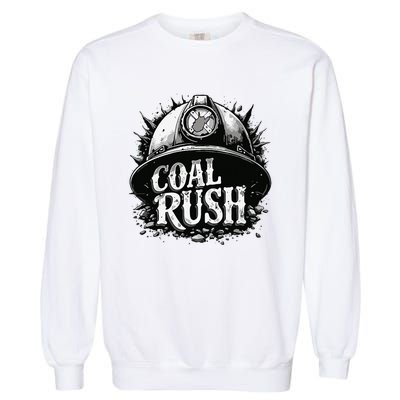 West Virginia Coal Rush Garment-Dyed Sweatshirt