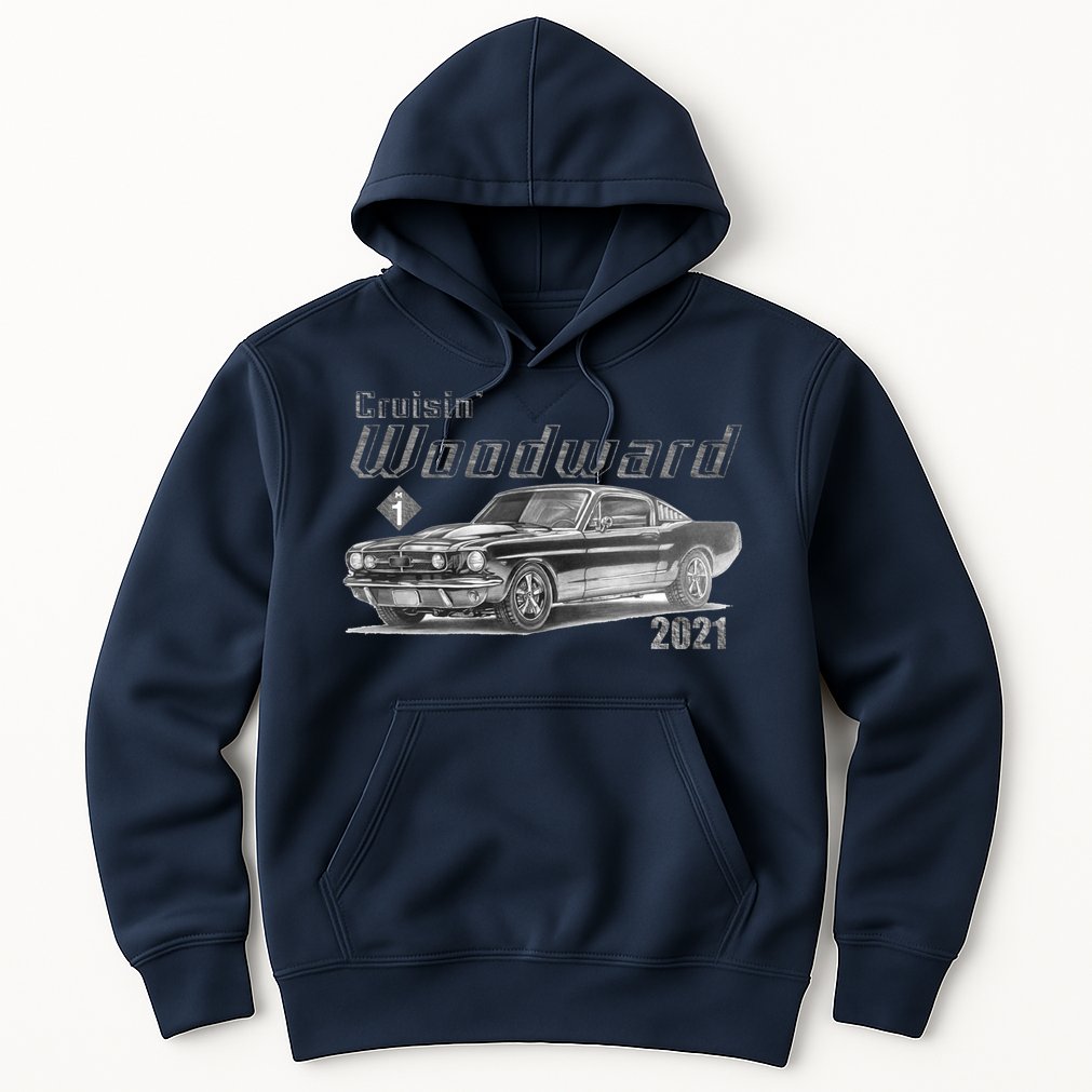 Woodward Vintage Classic Cruisin M1 Car Cruise Hoodie