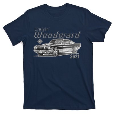 Woodward Vintage Classic Cruisin M1 Car Cruise T-Shirt