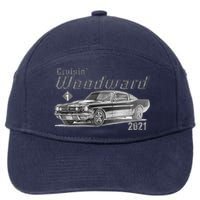 Woodward Vintage Classic Cruisin M1 Car Cruise 7-Panel Snapback Hat