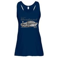 Woodward Vintage Classic Cruisin M1 Car Cruise Ladies Essential Flowy Tank