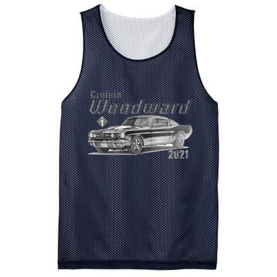 Woodward Vintage Classic Cruisin M1 Car Cruise Mesh Reversible Basketball Jersey Tank