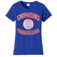 Wisconsin Volleyball Classic Style Vintage Distressed Meaningful Gift Women's T-Shirt